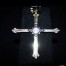 Cruz de oro y brillantes