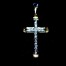 Cruz de oro y brillantes.